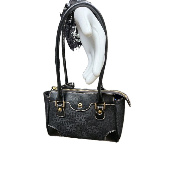 Etienne Aigner Handbags - Etienne Aigner small black signature classic design handbag purse
